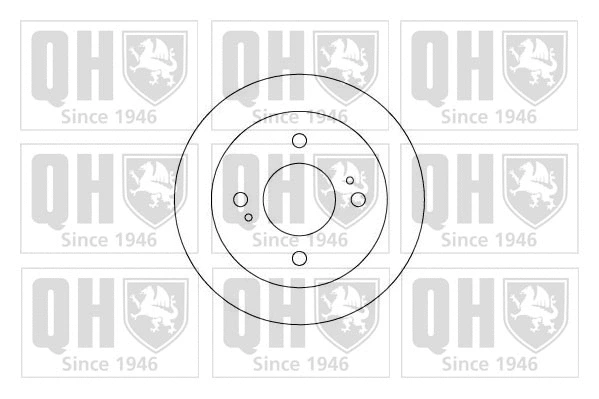 Disque de frein QUINTON HAZELL BDC3541