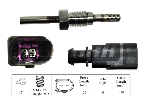 Capteur, température des gaz LEMARK LXT015