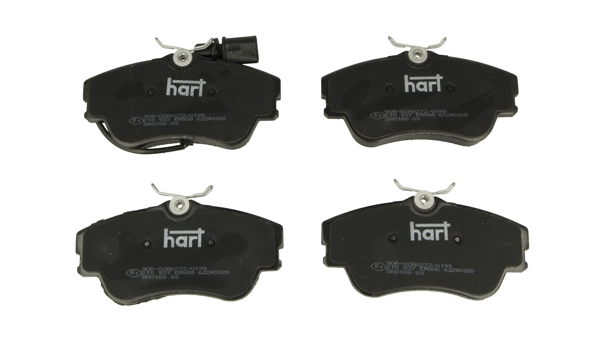Kit de plaquettes de frein, frein à disque HART 215 937