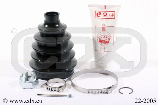 Jeu de joints-soufflets, arbre de commande CDX 22-2005