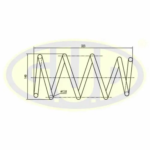 Ressort de suspension G.U.D. GCS017003