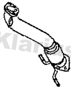 Tuyau d'échappement KLARIUS 302069