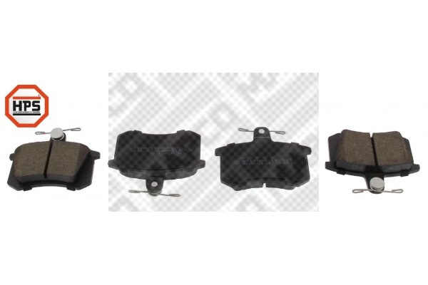 Kit de plaquettes de frein, frein à disque MAPCO 6314HPS