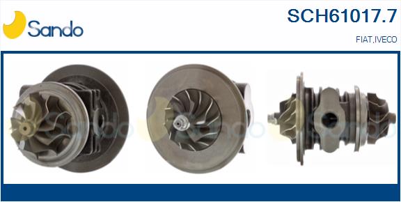 Groupe carter, turbocompresseur SANDO SCH61017.7