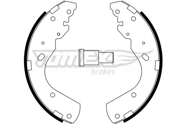 Jeu de mâchoires de frein TOMEX Brakes TX 23-44