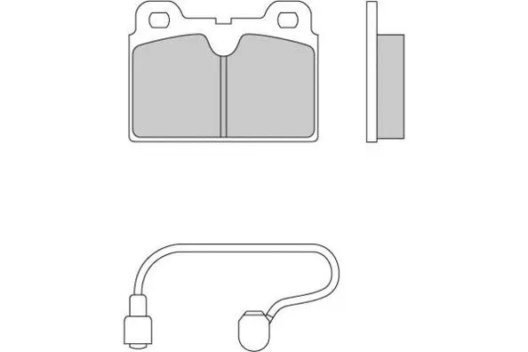 Kit de plaquettes de frein, frein à disque E.T.F. 12-0202