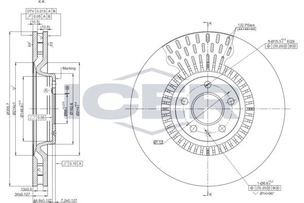 Disque de frein ICER 78BD4151-1