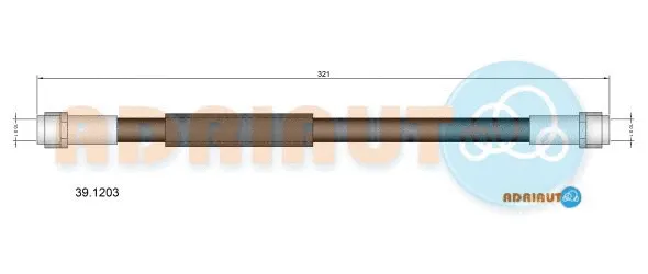 Flexible de frein ADRIAUTO 39.1203