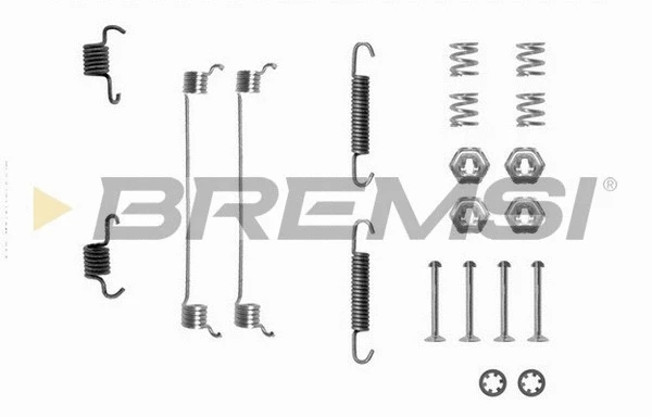 Kit d'accessoires, mâchoire de frein BREMSI SK0651