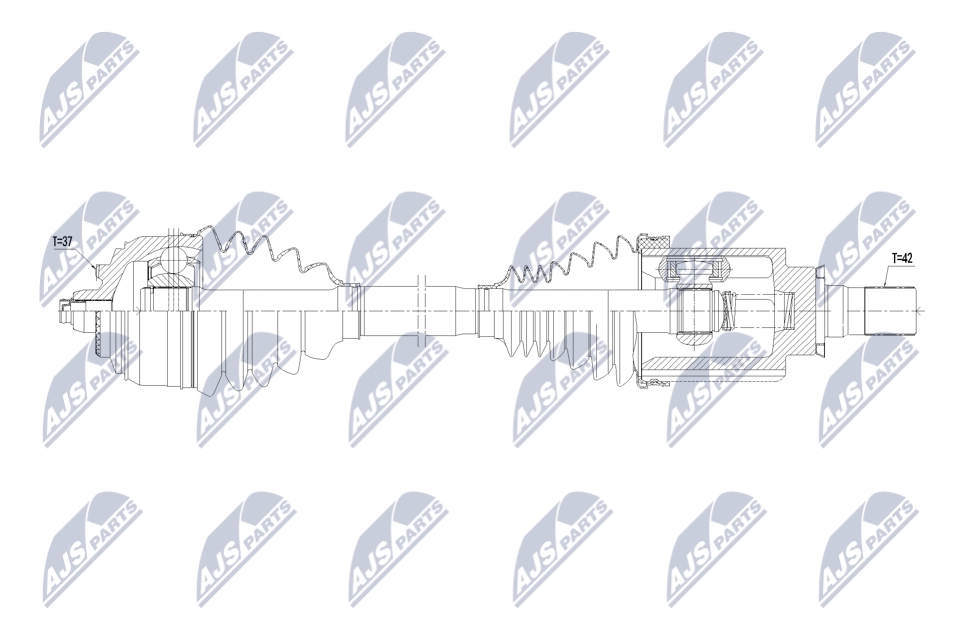 Arbre de transmission NTY NPW-ME-170