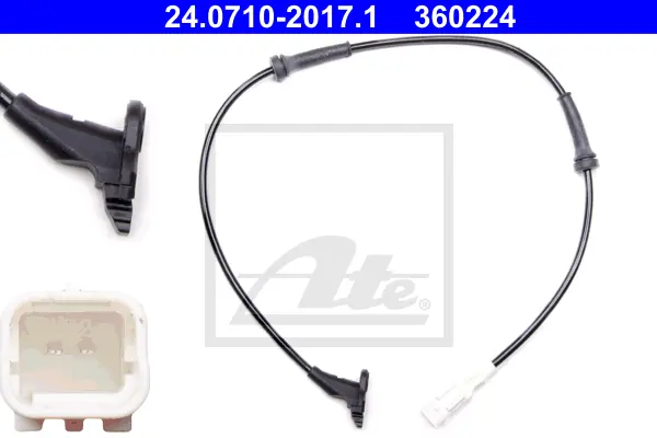 Capteur, vitesse de roue ATE-APAC 24.0710-2017.1