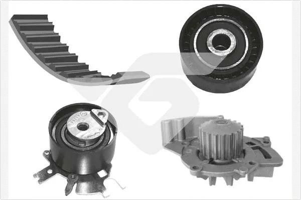 Pompe à eau + kit de courroie crantée HUTCHINSON KH 225WP60