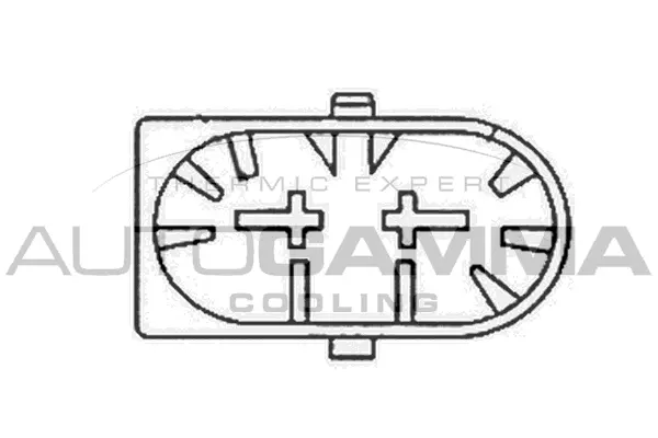 Ventilateur, refroidissement du moteur AUTOGAMMA GA201745