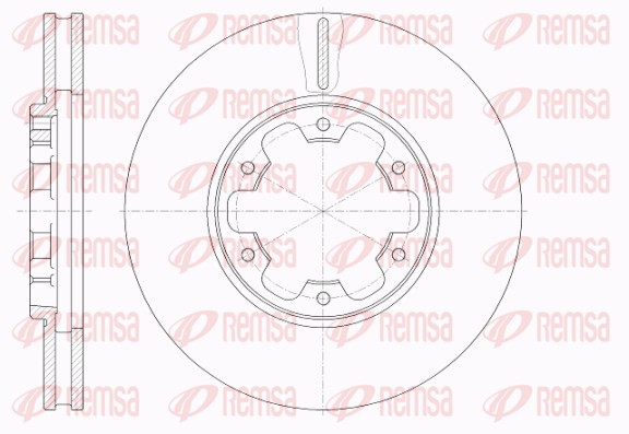 Disque de frein REMSA 61931.10