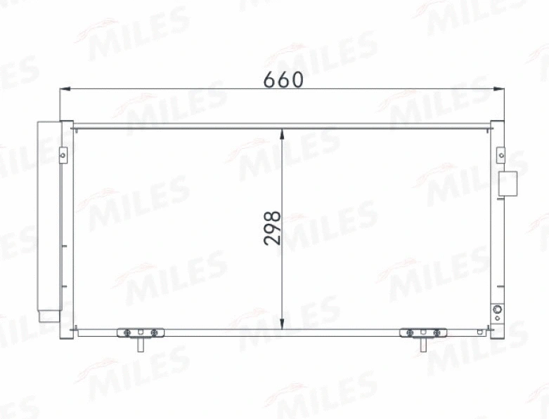 Condenseur, climatisation MILES ACCB089