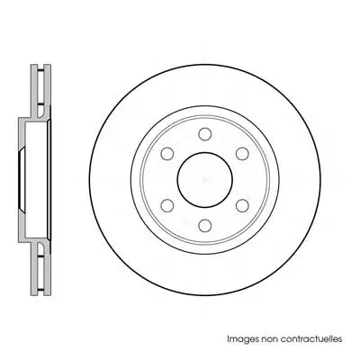 Disque de frein Technika 755308