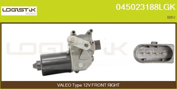 Moteur d'essuie-glace LGK 045023188LGK
