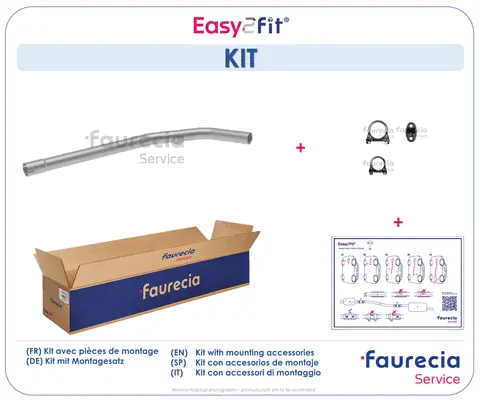 Tuyau d'échappement Faurecia FS16057