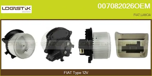 Pulseur d'air habitacle LGK 007082026OEM