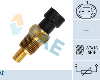 Sonde, température du liquide de refroidissement FAE 33340