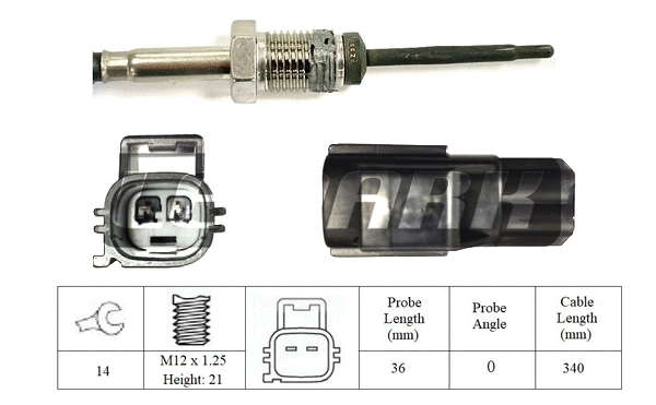 Capteur, température des gaz LEMARK LXT091