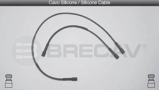 Kit de câbles d'allumage BRECAV 05.405