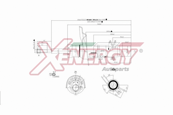 Amortisseur AP XENERGY X8012333