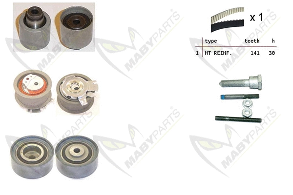 Kit de courroie crantée MABYPARTS OBK010092
