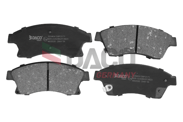 Kit de plaquettes de frein, frein à disque DACO Germany 320404