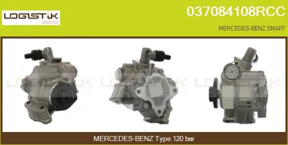 Pompe hydraulique, direction LGK 037084108RCC