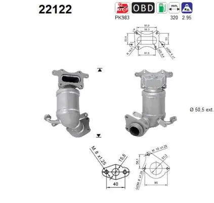 Catalyseur AS 22122