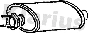 Silencieux central KLARIUS 210252
