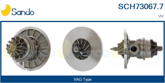 Groupe carter, turbocompresseur SANDO SCH73067.7