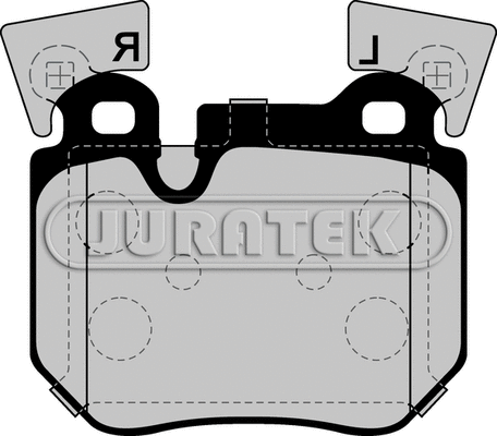Kit de plaquettes de frein, frein à disque JURATEK JCP071