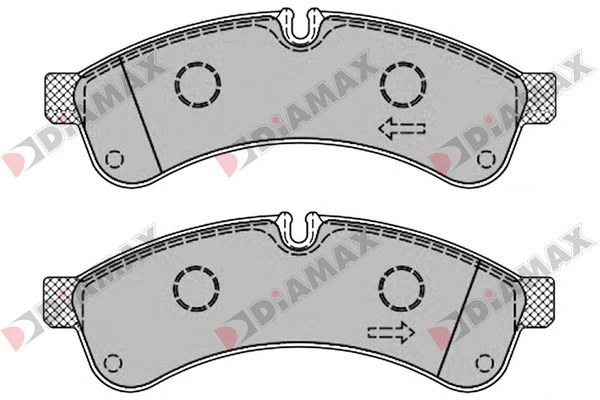 Kit de plaquettes de frein, frein à disque DIAMAX N09451