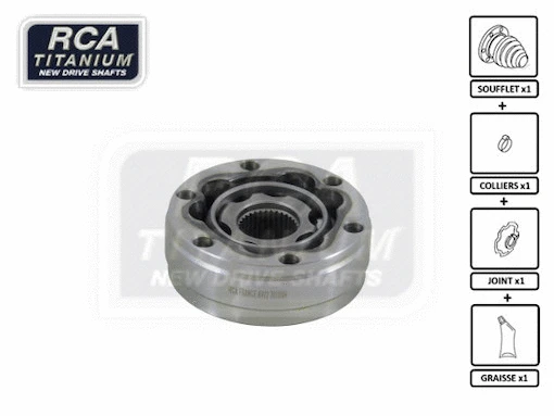 Jeu de joints, arbre de transmission RCA FRANCE AV72
