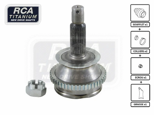 Jeu de joints, arbre de transmission RCA FRANCE HY106A