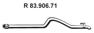 Tuyau d'échappement EBERSPÄCHER 83.906.71