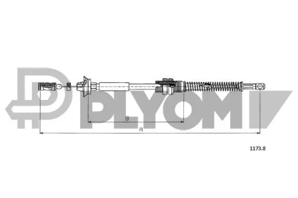 Câble d'accélération PLYOM P761193