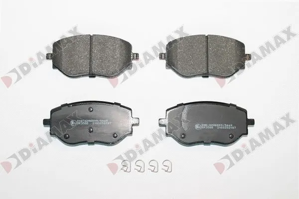 Kit de plaquettes de frein, frein à disque DIAMAX N09939