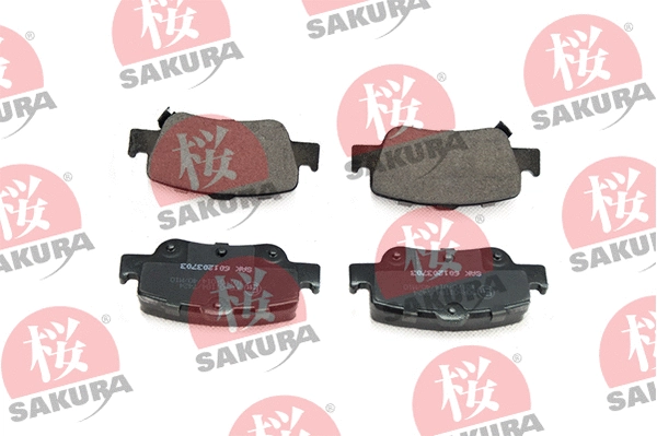 Kit de plaquettes de frein, frein à disque SAKURA 601-20-3703