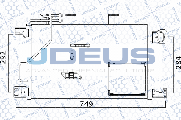 Condenseur, climatisation JDEUS 717M44A