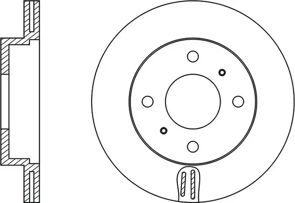 Disque de frein FIT FR0216V
