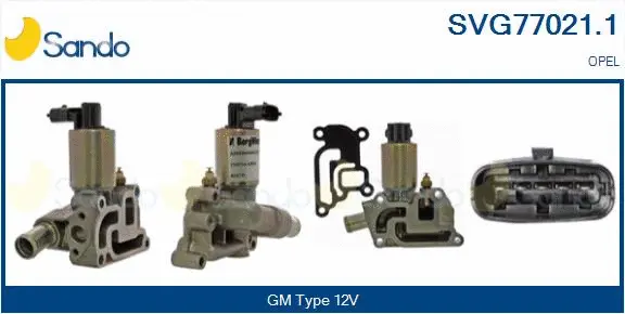 Vanne EGR SANDO SVG77021.1