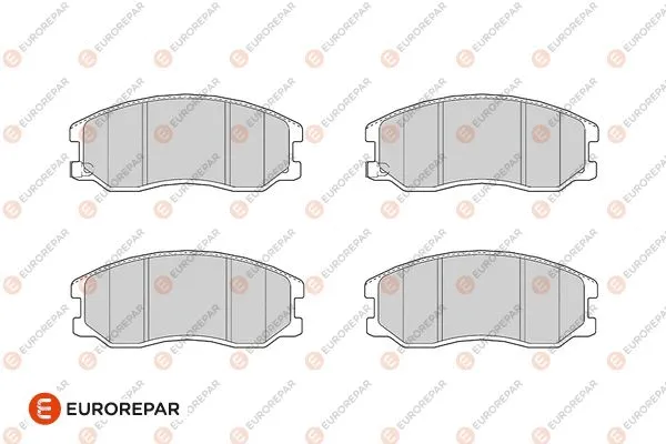 Kit de plaquettes de frein, frein à disque EUROREPAR 1686264680