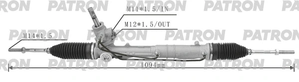 Crémaillère de direction PATRON PSG3080