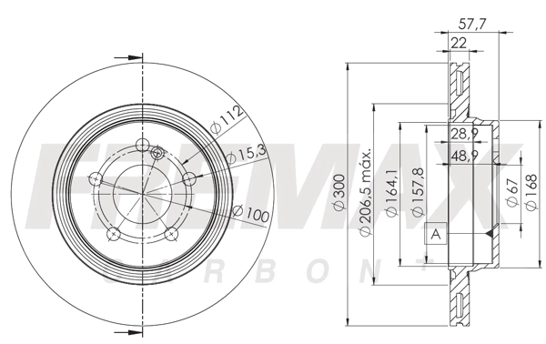 Disque de frein FREMAX BD-6468