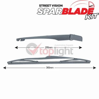 Kit de bras d'essuie-glace, nettoyage des vitres AE TOPLIGHT TRA-B5X3
