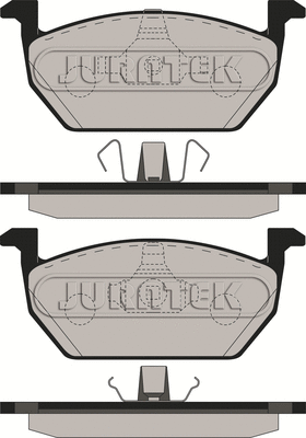 Kit de plaquettes de frein, frein à disque JURATEK JCP8191