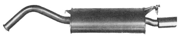 Silencieux arrière VEGAZ GmbH AS-116
